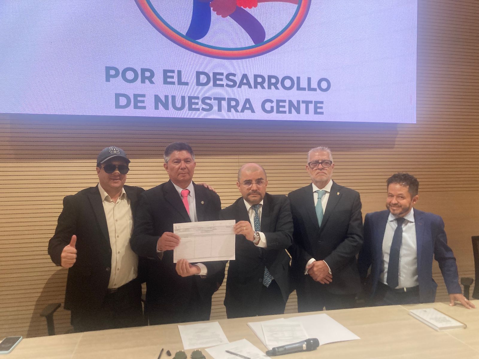 Inscripción de nuestra candidatura ante la Registraduría Nacional